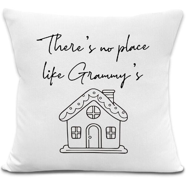 Papaw's Gifts Throw Pillow Covers, Birthday Gifts for Papaw Fathers Day,There's No Place Like Papaw's Decorative Pillowcases Cushion Cases for Living