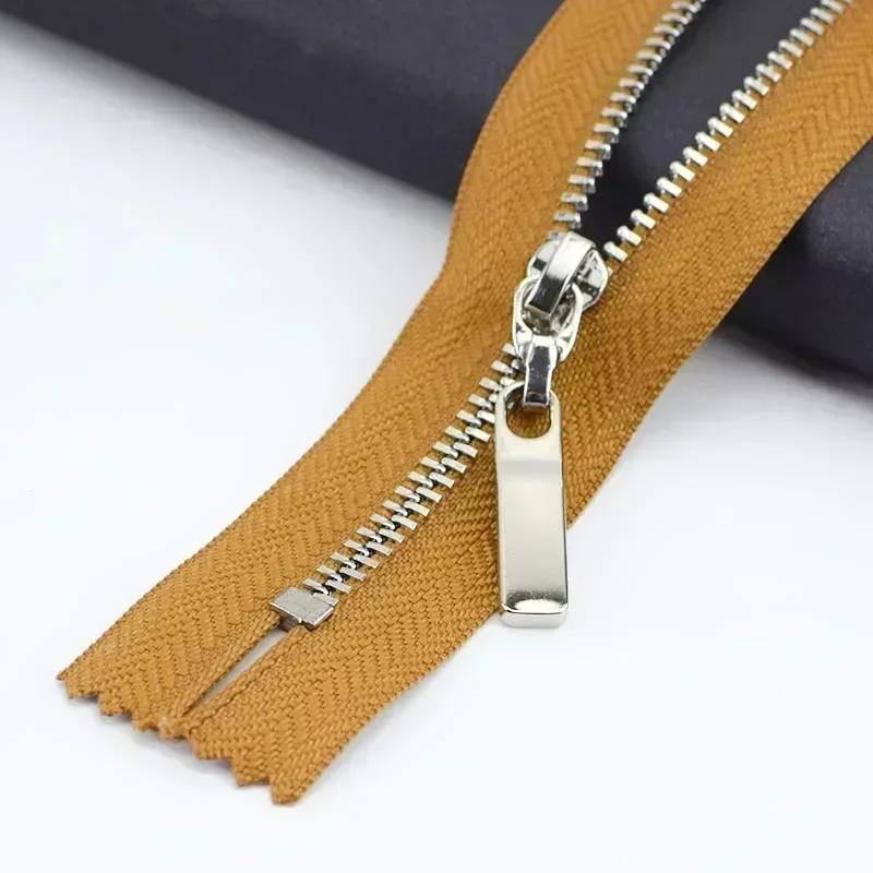 5/10 шт. №3 15-30 см Металлическая молния с закрытым концом для кошелька, сумочки, декоративная молния-застежка на одежду, карманы, аксессуар для шитья DIY