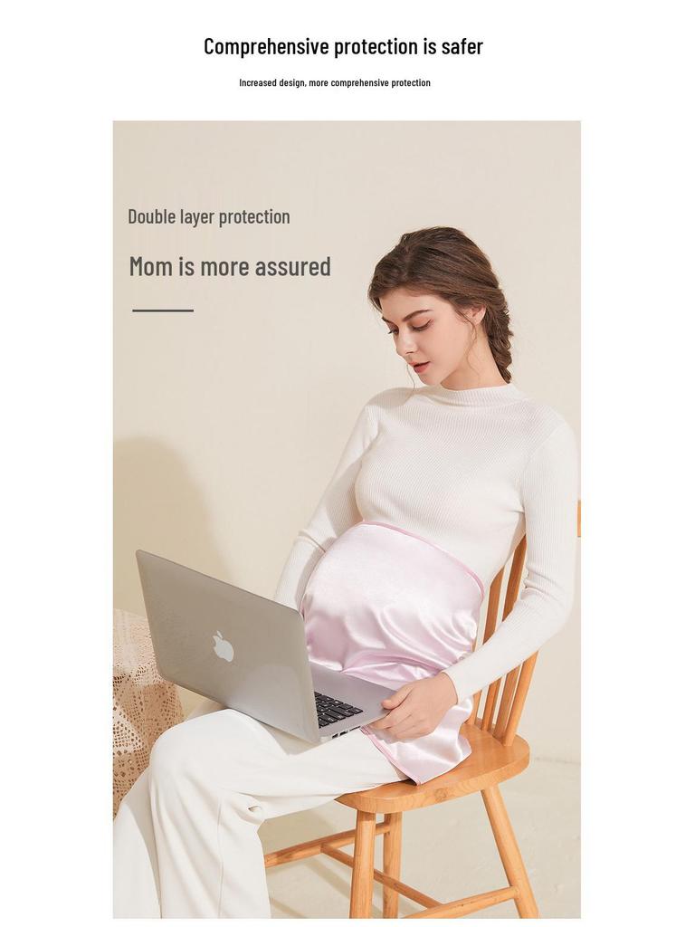 Фартук для беременных с защитой от излучения: Дышащая защита живота от телефонов и компьютеров