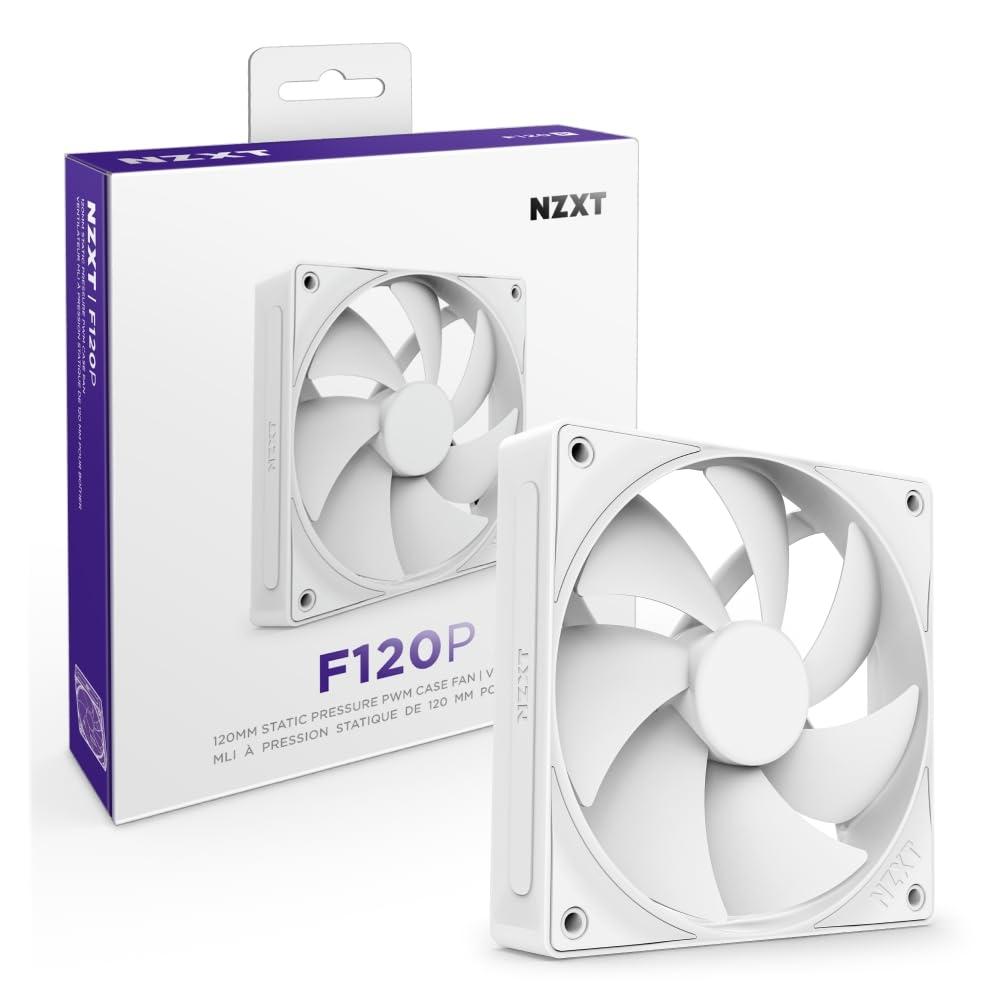 Вентилятор для корпуса ПК NZXT F140P v2 белый бесшумный с повышенным давлением ветра 140 мм RF-P14SF-W2 FN2275