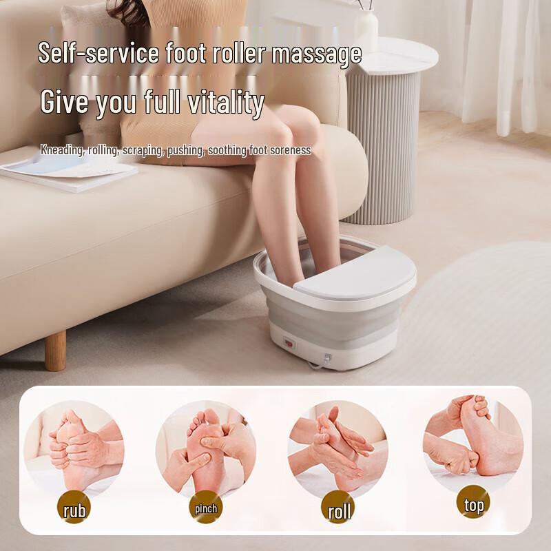 Jiancheng Foldable Heated Deep Foot Bath Massager CN plug (adapter included)