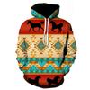 Новая 3D-печать в этническом стиле для мужчин и женщин, повседневная мода, свободная толстовка с капюшоном