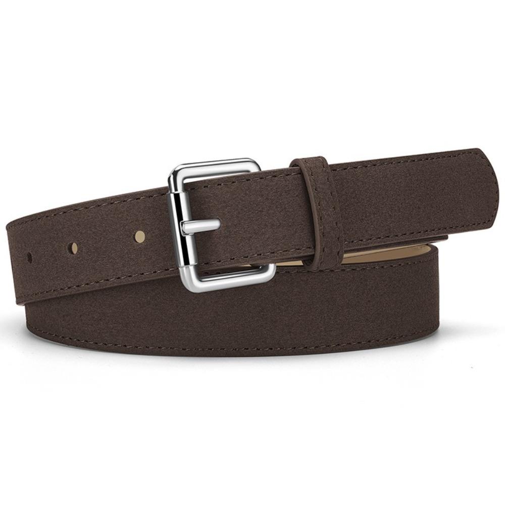 Retro Suede Leather Belt Casual Trouser Dress Belts New Waist Strap  Women