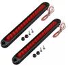 YD 10-Inch 15 LED Truck Tail Light 12-24V, Waterproof Rear Brake Stop Signal Lamp for Truck/Trailer/Lorry/Car