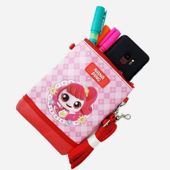 Haute Anjou Girls' Catch-Tinnipping Check Square Cross, a Popular Character In Korea