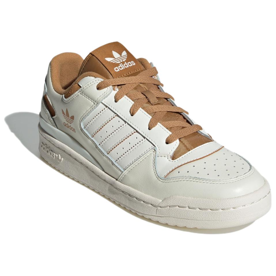 Adidas Originals Forum Comfortable Versatile Low-Top Sneakers Unisex Sneakers White JH6335