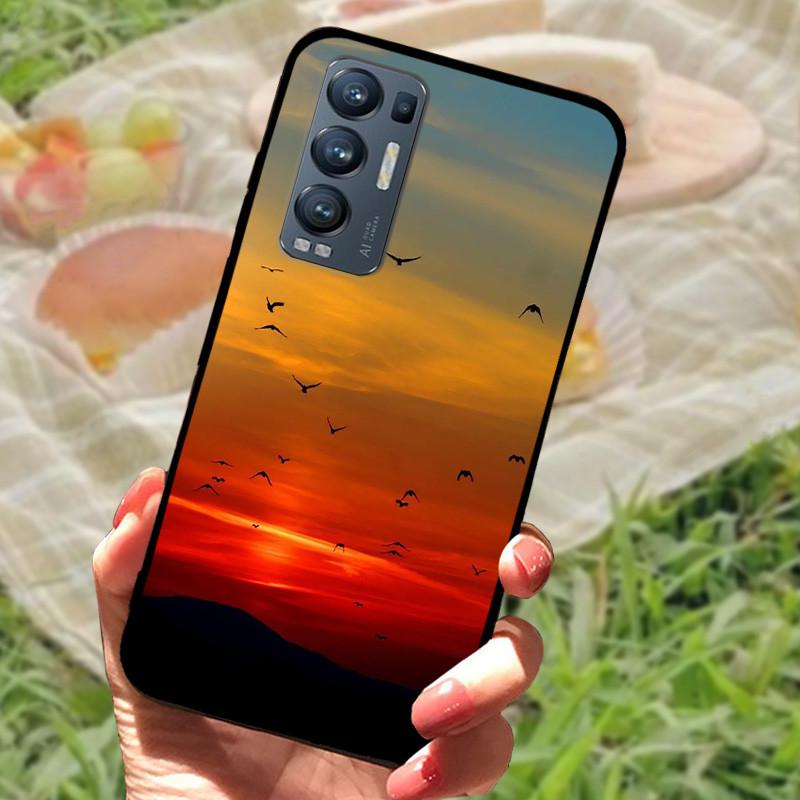 Для OPPO Find X3 Neo Чехол Силиконовый Мягкий Мраморный Черный Бампер Funda Coque для Oppo Find X3 Lite Защитный Capa FindX3 Neo