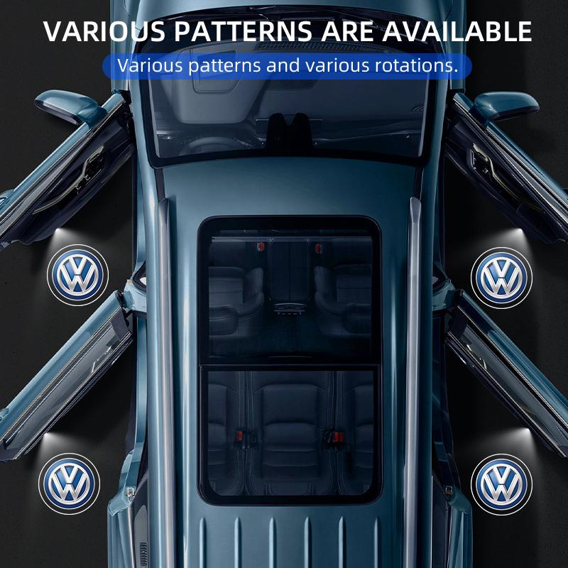 2026 Горячий Для VW VOLKSWAGEN Автомобильная Дверь Приветственный Лазерный Светодиодный Проектор Логотип Свет Беспроводные Авто Аксессуары Для Volkswagen VW GOLF Polo