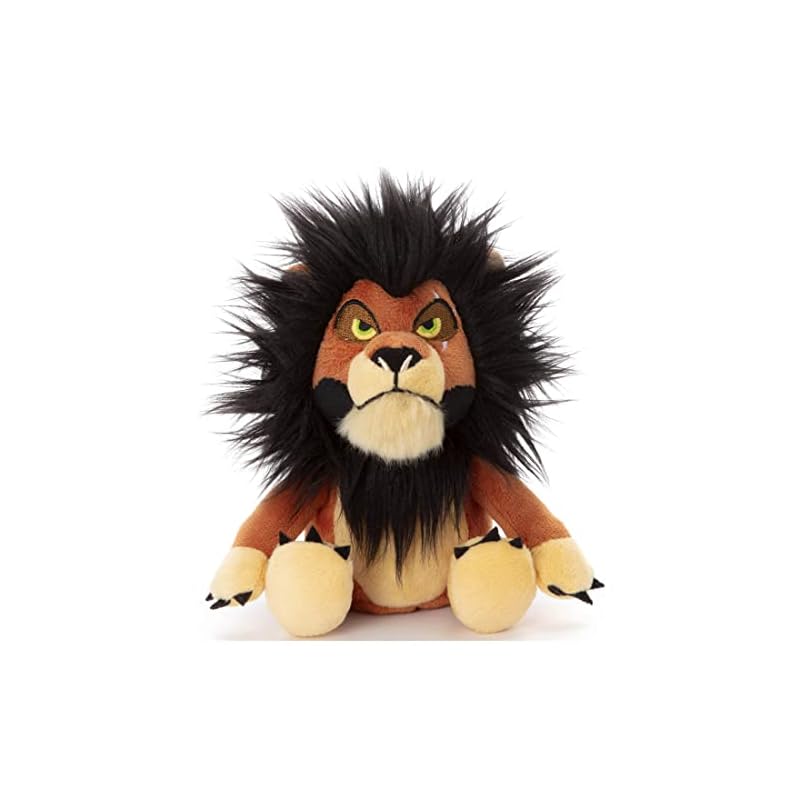 Takara Tomy Arts Disney Character Washable Beans Collection Scar Plush Toy, Approximately 16cm Tall