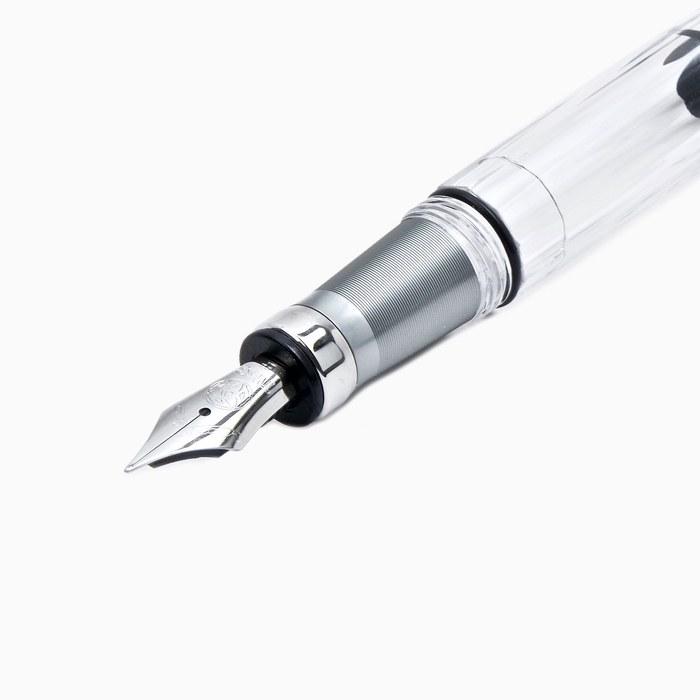 TWSBI Перьевая ручка Diamond 580ALR, Никелевый серый, Ультратонкое перо (EF)