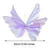 Large Butterfly Party Decor Silk Realistic Dreamy Party Decor 3D Large Butterfly For Porch Arch Window Door Fence Dining Room