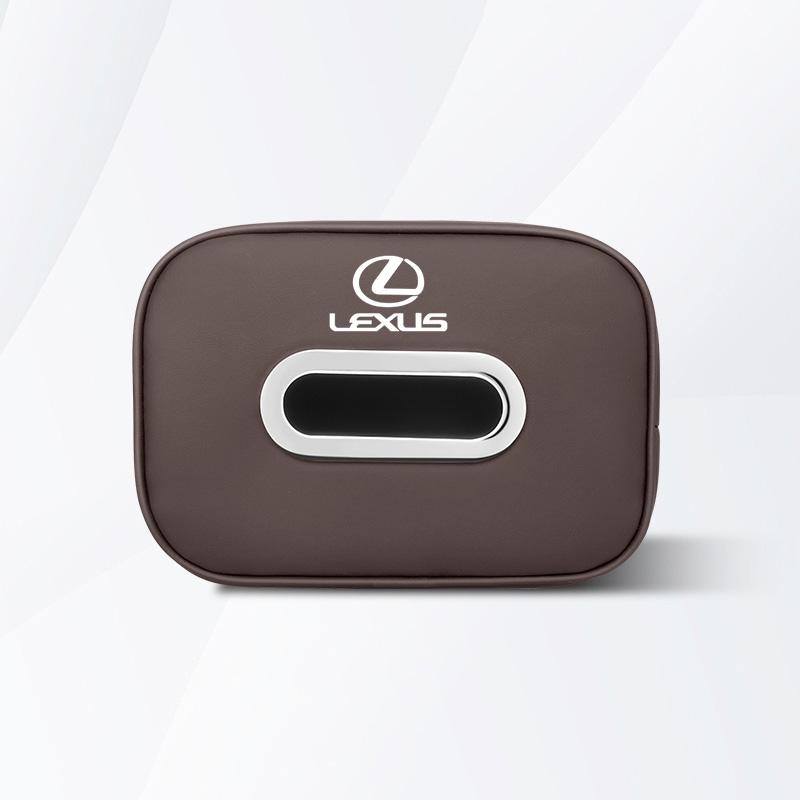 Car Tissue Box Quality Leather Auto Paper Towel Storage Bag For Lexus F-SPORT ES RX NX LS UX LM LX GX LC RZ IS CT GS RC HS SC