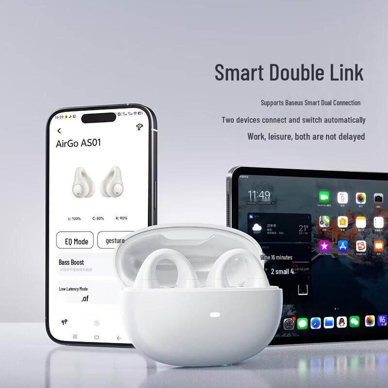 Baseus AS01 Bluetooth-наушники с открытым ухом на зажиме