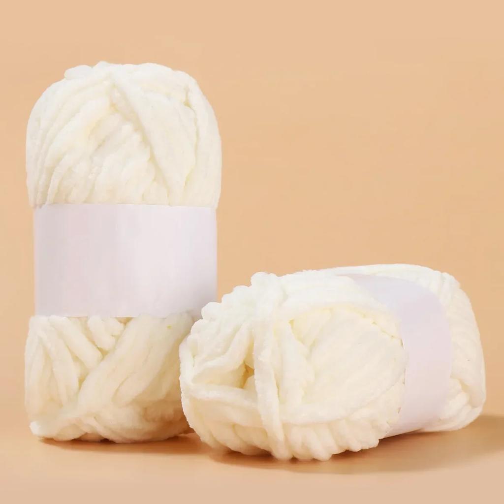 50g Thick Velvet Yarn Handmade DIY Knitting Yarn Wool Line Baby Scarf Hat Soft Chenille Yarn Knit Wol Crochet Knitting