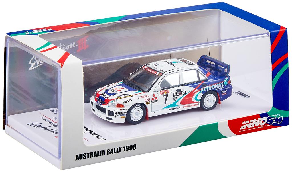 Inno Models Mitsubishi Lancer Evolution III Australia Rally 1996 Completed Product 1/64 #7