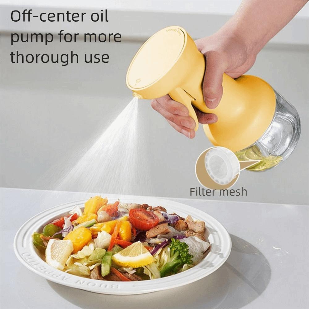 280/450ml Atomized Oil Spray Press Cooking Spray Bottle Practical Oil Dispenser BBQ