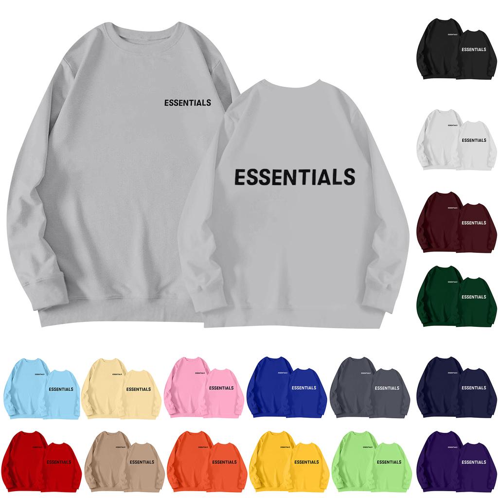 Унисекс Принт Круглый вырез Длинный рукав Свободный крой Длинный рукав Повседневный Длинный рукав Топ Толстовка