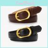 Minimalist Womens Belt With Alloy Buckle For Business Casual And Daily Use