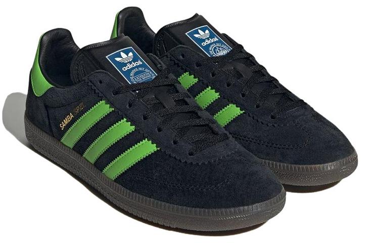 Samba Adidas Originals Deco Spezial 'Черный Светящийся Лайм Резина' IF5738