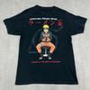 Burning Naruto Fire NARUTO Naruto Shippuden T-shirt Vintage Black Summer Men and Women High Quality Cotton Tshirt