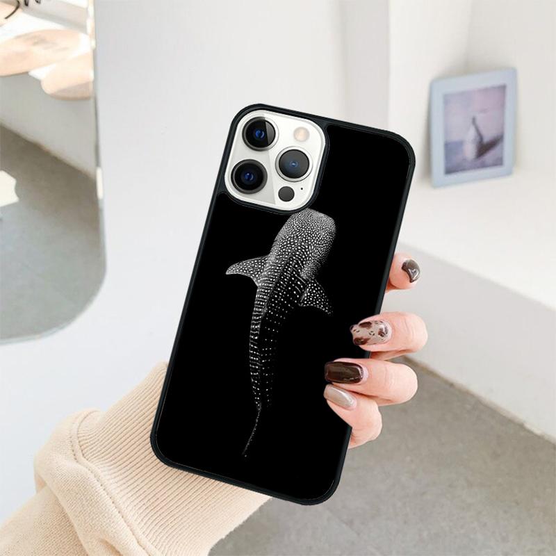 Чехол для телефона с изображением китовой акулы в океане Для iPhone 17 Air 16 15 14 11 12 13 Pro MAX Plus coque Чехол-оболочка