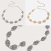 Decoration Hollow Metal Waist Chain With Carved Details Women Accessory Fashion