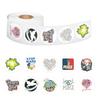 500 Stickers/roll Love and Peace Tape High-value Tape Decorate Birthday Party Phone Case Tape