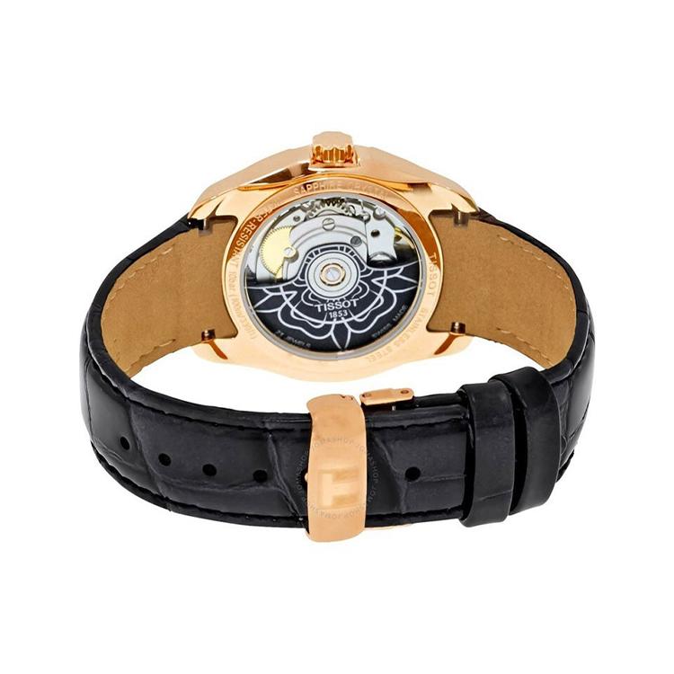 Tissot Автоматические механические женские часы Kutu Collection 32 мм Черный циферблат Корпус из нержавеющей стали T035.207.36.061.00