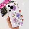 Чехол для Huawei Pura 70 Pro Plus Стильный окрашенный чехол Прозрачные силиконовые чехлы для телефона для Huawei Pura 70 Pro Pura70 Pro+ Мягкие чехлы