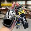 Black Transparent Key Fob Case Cover For Toyota Corolla Cross Yaris Sienna Venza Harrier Hilux Tundra Mirai Land Cruiser Alphard
