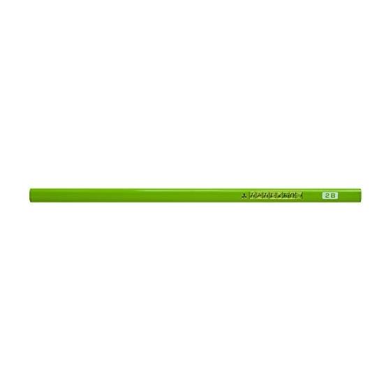 Карандаши Mitsubishi Pencil "Kakikata", Треугольный корпус, 2B, Светло-зеленый, 1 дюжина K45632B