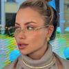 Новая трендовая ретро безрамная оправа для мужских и женских модных очков