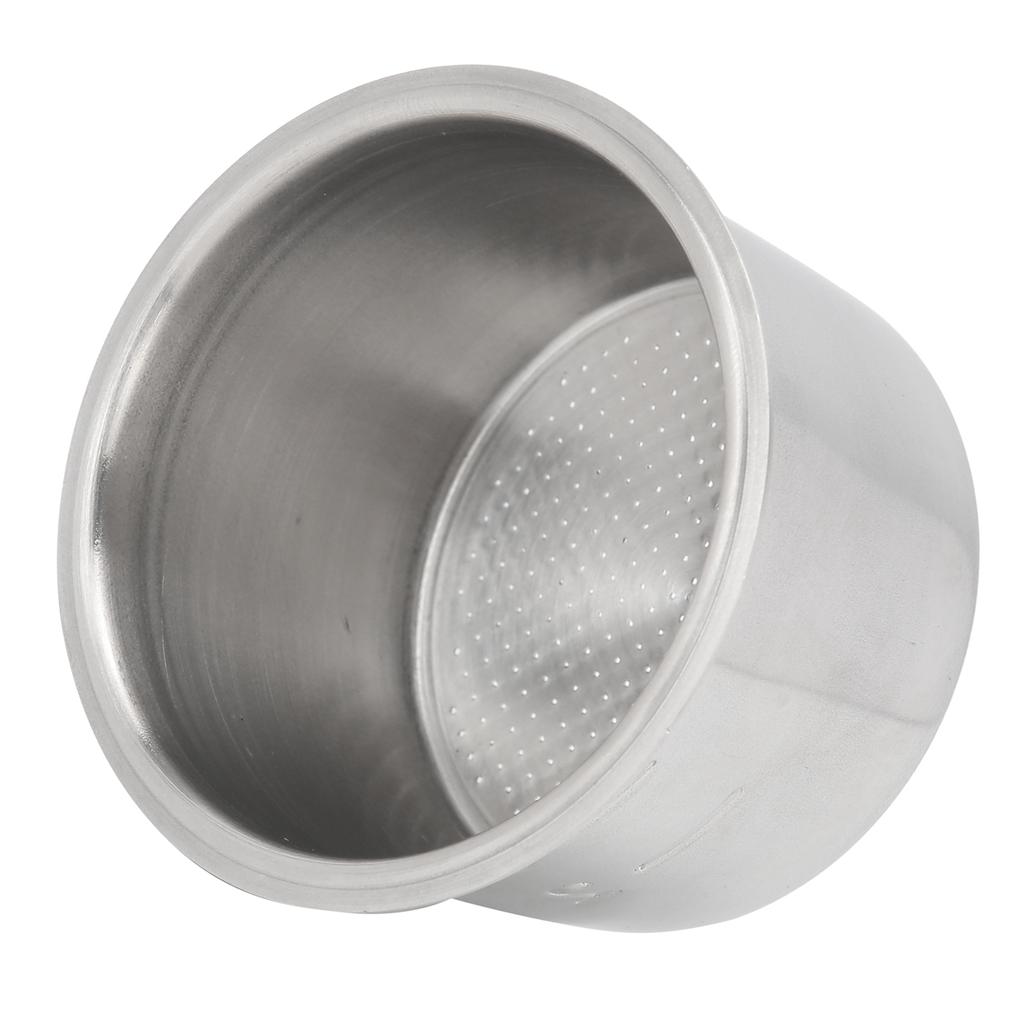 Фильтр для кофе из нержавеющей стали 51 мм, одностенный, негерметичный, пористый, корзина для фильтра, 4 чашки