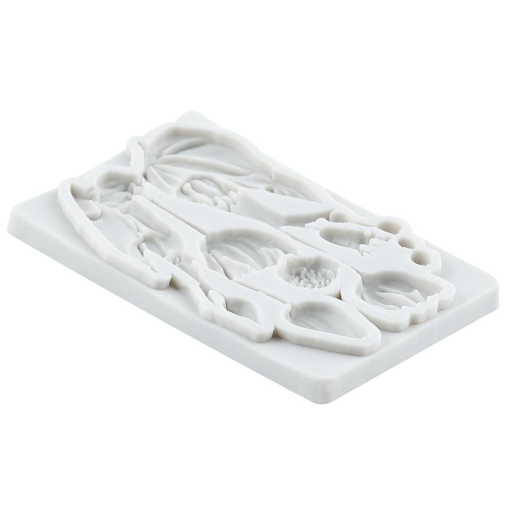 Силиконовая форма для цветка тюльпана Формы для мастики тюльпана Инструменты для украшения торта Топпер для кекса Конфета Сахарное ремесло Гам-паста Полимерная глина