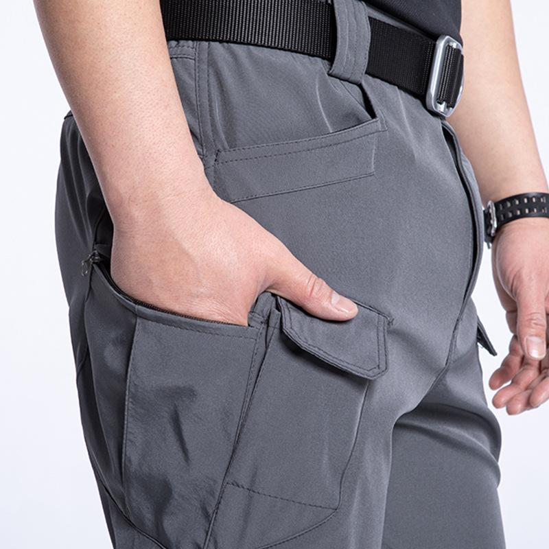 Мужские спортивные флисовые брюки для треккинга, спортивные штаны, многокарманные брюки, городские теплые брюки карго