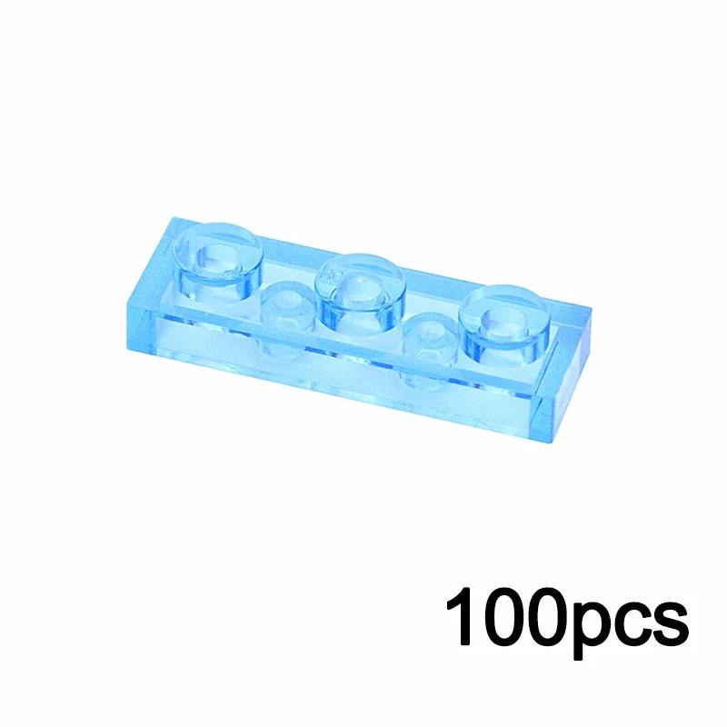 DIY Прозрачные Тонкие Пластины Фигурки 3024 3023 Строительные Блоки 1x1 2X2 1x2 Точка Сборка Образовательный Конструктор Прозрачный Кирпичик Игрушка