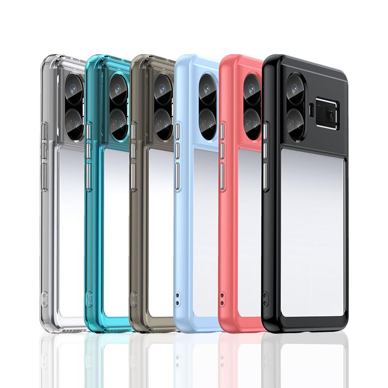 Цветной защитный чехол для Realme GT5, противоударный чехол на заднюю панель