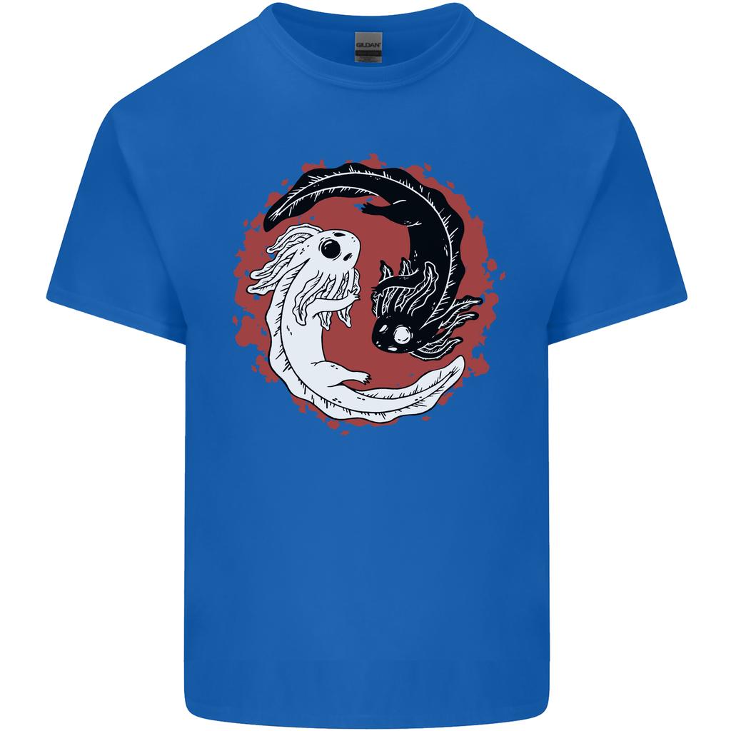 Yin Yang Axolotl Unisexs Light Cotton TShirt