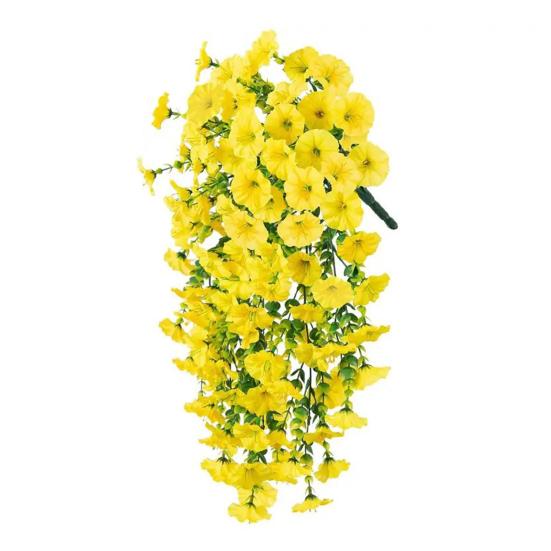 Имитация ипомеи, изысканное мастерство, искусственные цветы, яркий цвет, простота в уходе, праздничный декор для вечеринки