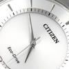 Citizen Аналоговые часы с серебристым циферблатом размер / Eco-Drive E031-S103720 Eco-Drive Мужские (Запястье прибл.. 19см)