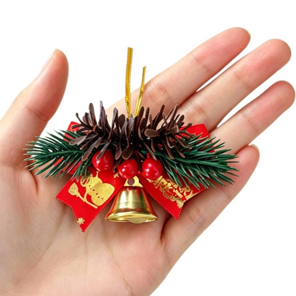 Creative Christmas Bell Pendant Crisp Sound Christmas Decoration Bells Home Door Decor