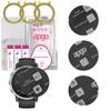 3x Apgo MATTE Hybrid Glass Screen Protector for Garmin Fenix 6S, Tempered Glass Substitute, Non-cracking