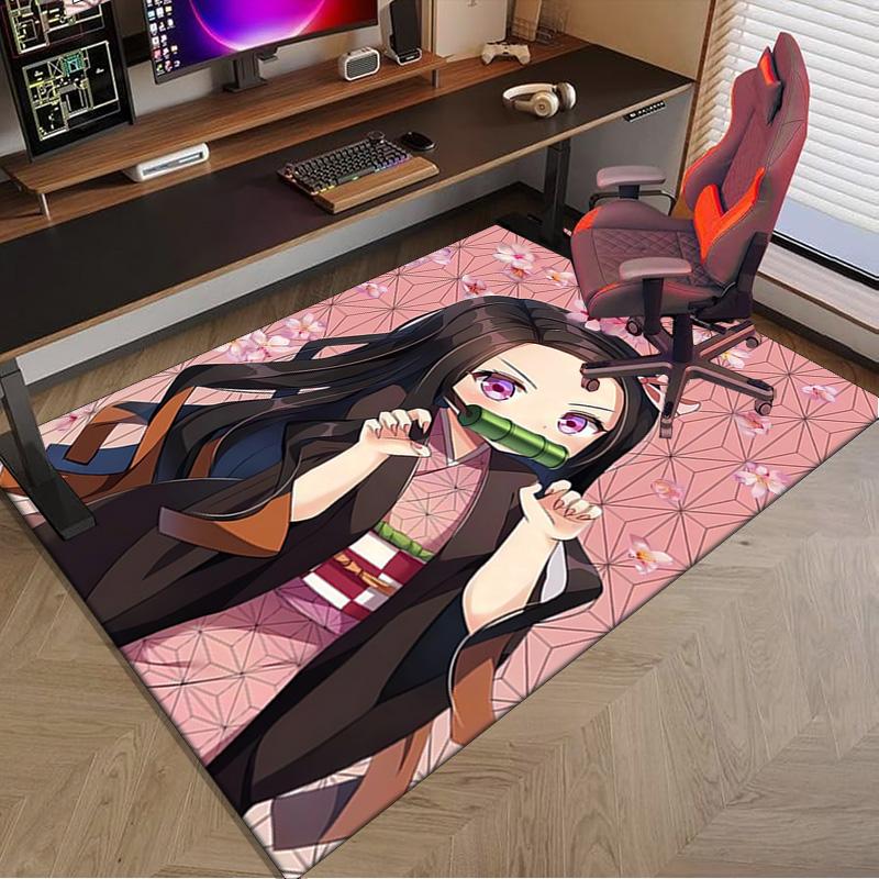 Anime Slayer Adventure Carpet, Chair Rug,Rug for Office Bedroom living rooms, Doormat decor Fan Gift Christmas Gift