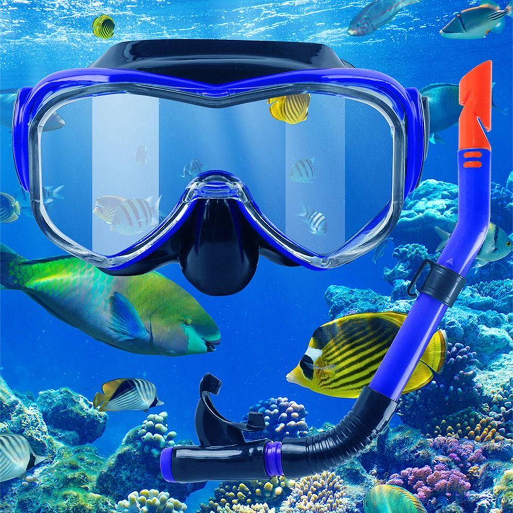 Waterproof Underwater Snorkeling Mask Anti Fog Women Diving Suit Swimming Goggles Water Sports
