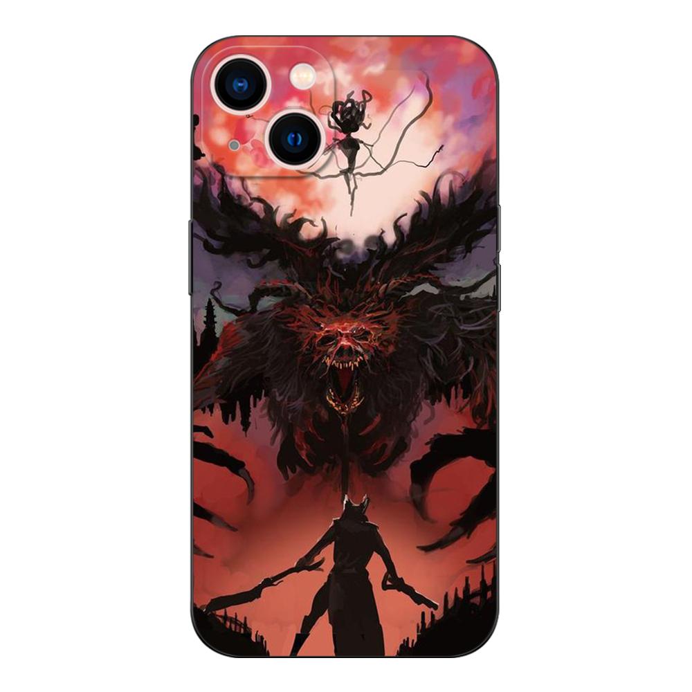 Черный чехол из ТПУ для Xiaomi 12 12T lite SX 11lite NE 11i 11T Pro Redmi 10 10A 10C 4G 5G Bloodborne Blood Moon Art