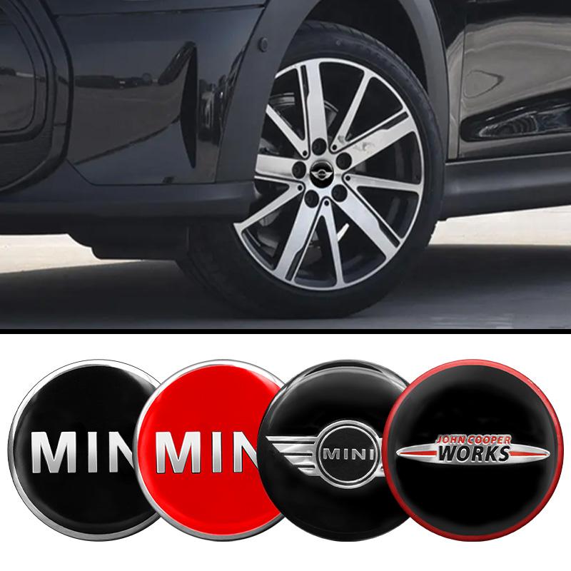 4Pcs 56mm Car Wheel Center Hub Caps Mini Logo Badge Rim Cover Emblem For Mini Cooper R55 R56 R57 R58 R59 F54 F55 F56 F60 JCW vhdsg88