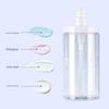 Wide Mouth Shower Soap Dispenser Clear Shower Bottles  for Shampoo Conditioner Lotion