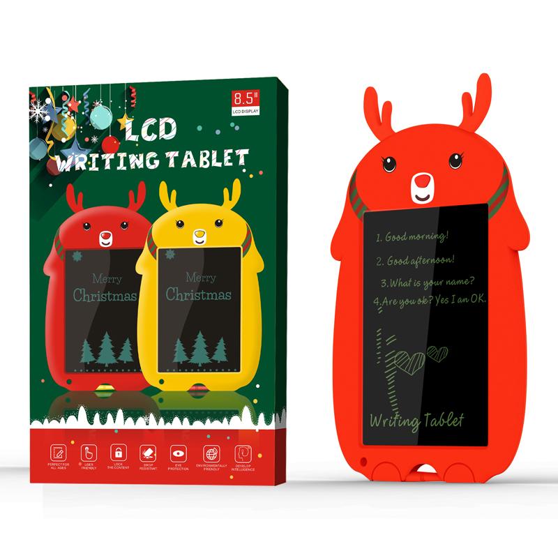 Christmas 9 Inch Children's LCD Writing Tablet High-Brightness Color Screen Animal-Themed Doodle Drawing Writing Christmas Gift