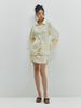 MEENDERI Cut Out Shirring Shirt - Lemon