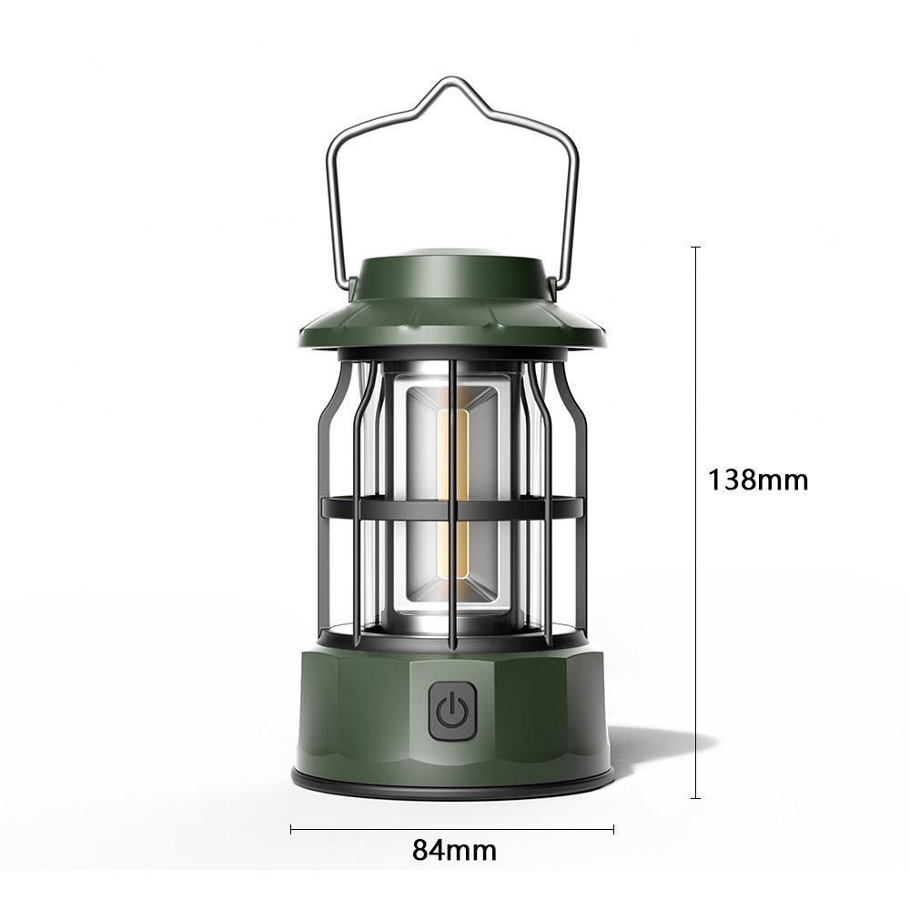 Rechargeable Retro Camping Light: Outdoor Hanging, Handheld Tent Illumination